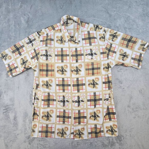 VTG Southpole Shirt Men's Large Nova Check Plaid Style Button Up Hip Hop Retro - Picture 1 of 10